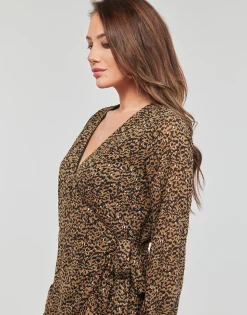 Only - ONLKACEY FR L/S WRAP DRESS PTM< Robes