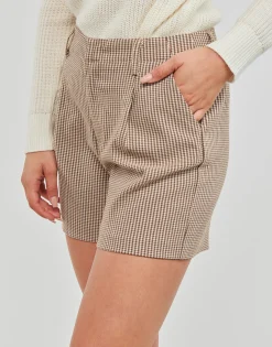 Only Shorts & Bermudas^- ONLMOLLY HW CHECK SHORTS TLR