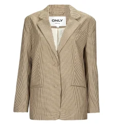 Only Vestes^- ONLMOLLY L/S OVS CHECK BLAZER TLR