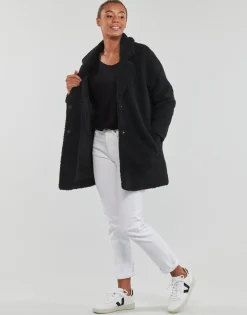 Only - ONLNEWAURELIA SHERPA COAT CC OTW Noir Best