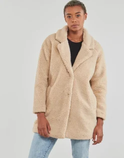 Only - ONLNEWAURELIA SHERPA COAT CC OTW Beige