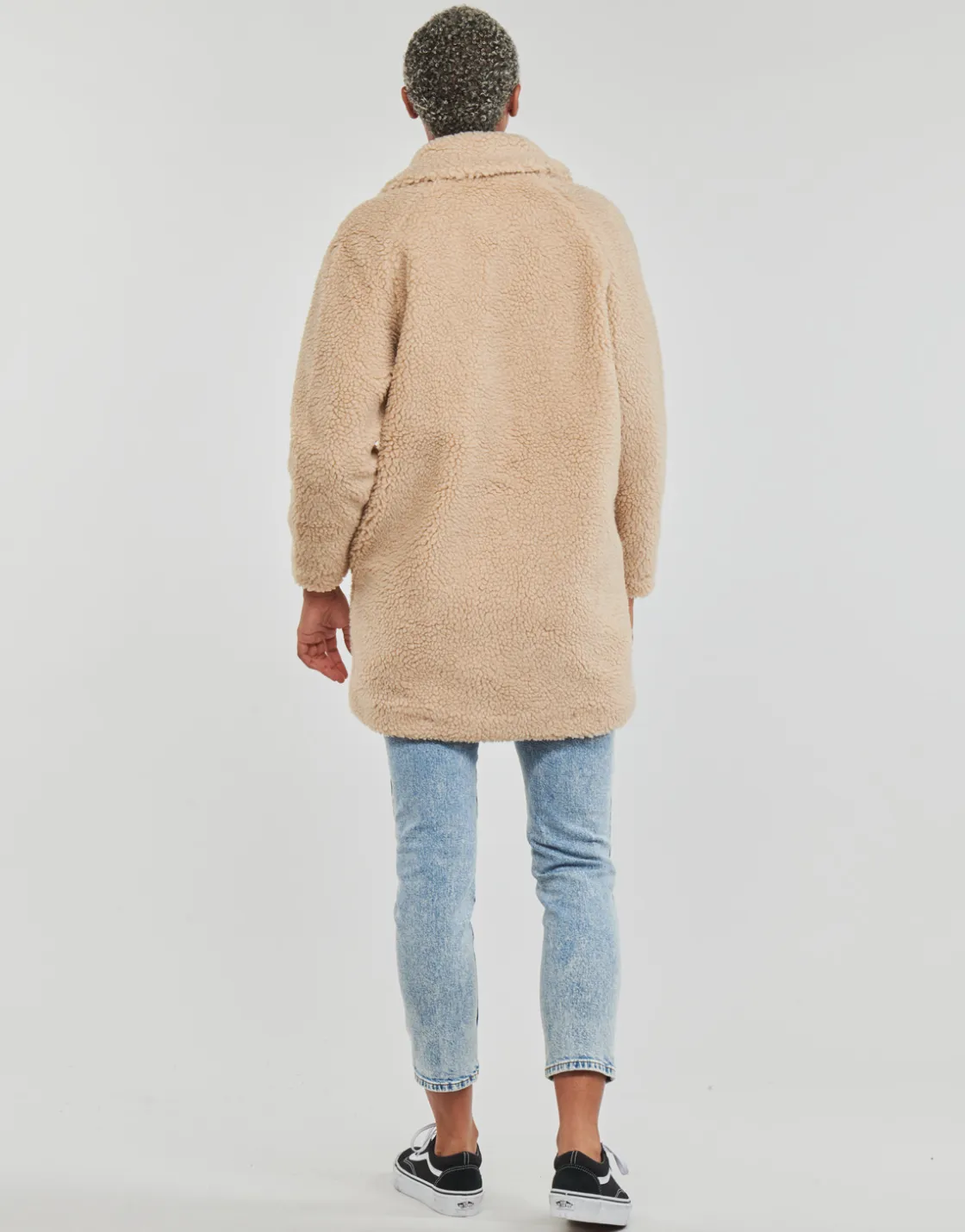 Only - ONLNEWAURELIA SHERPA COAT CC OTW Beige