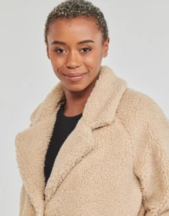 Only - ONLNEWAURELIA SHERPA COAT CC OTW Beige