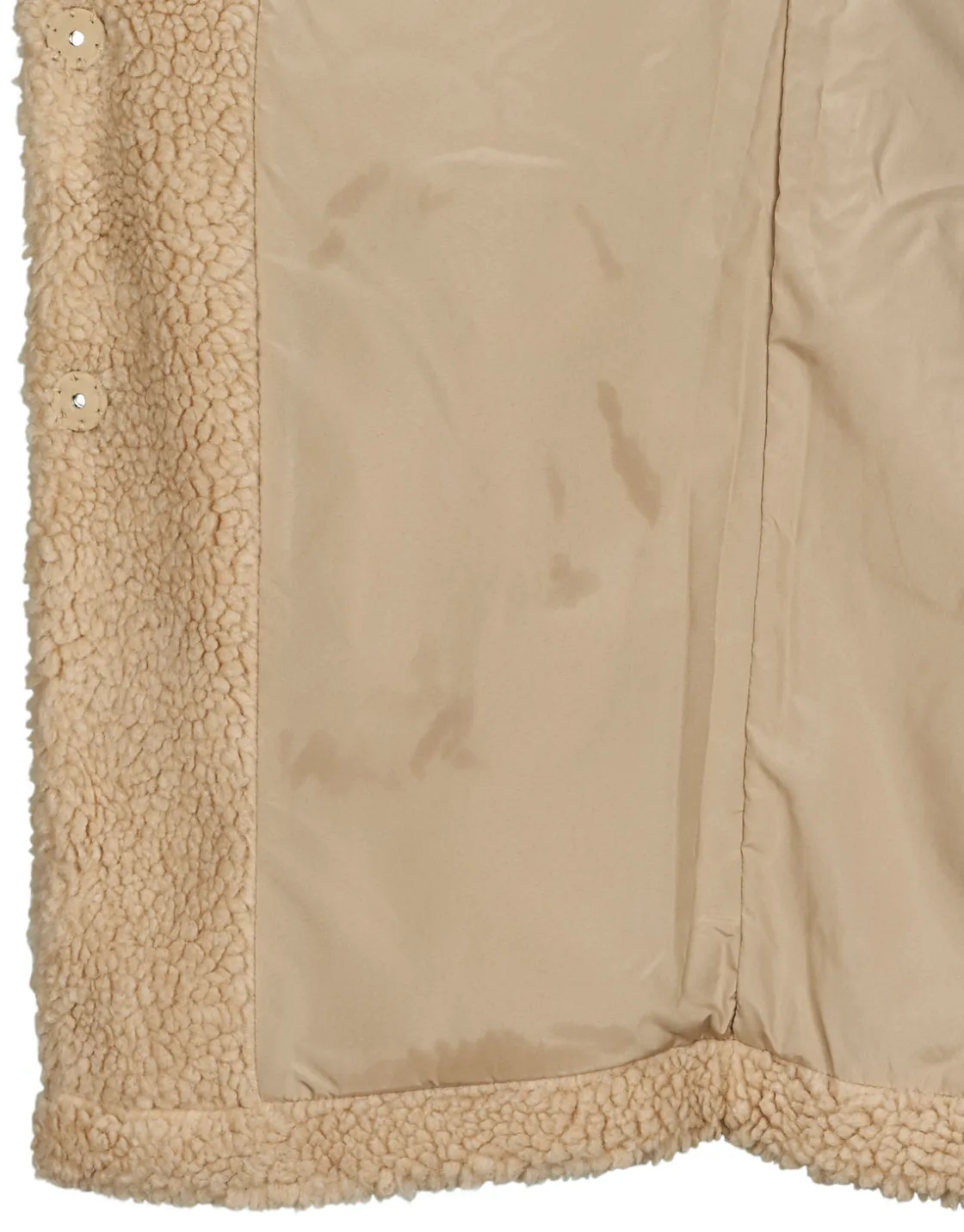 Only - ONLNEWAURELIA SHERPA COAT CC OTW Beige
