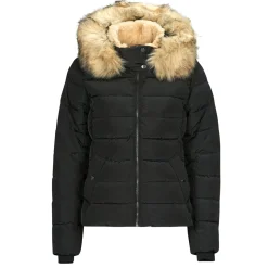 Only - ONLNEWCAMILLA FUR HOOD JACKET CC OTW Noir New