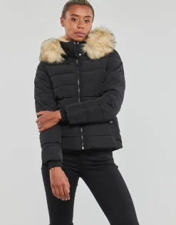 Only - ONLNEWCAMILLA FUR HOOD JACKET CC OTW Noir New