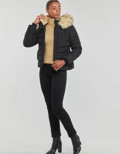 Only - ONLNEWCAMILLA FUR HOOD JACKET CC OTW Noir New