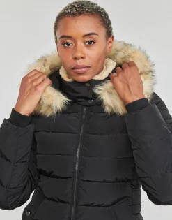 Only - ONLNEWCAMILLA FUR HOOD JACKET CC OTW Noir New