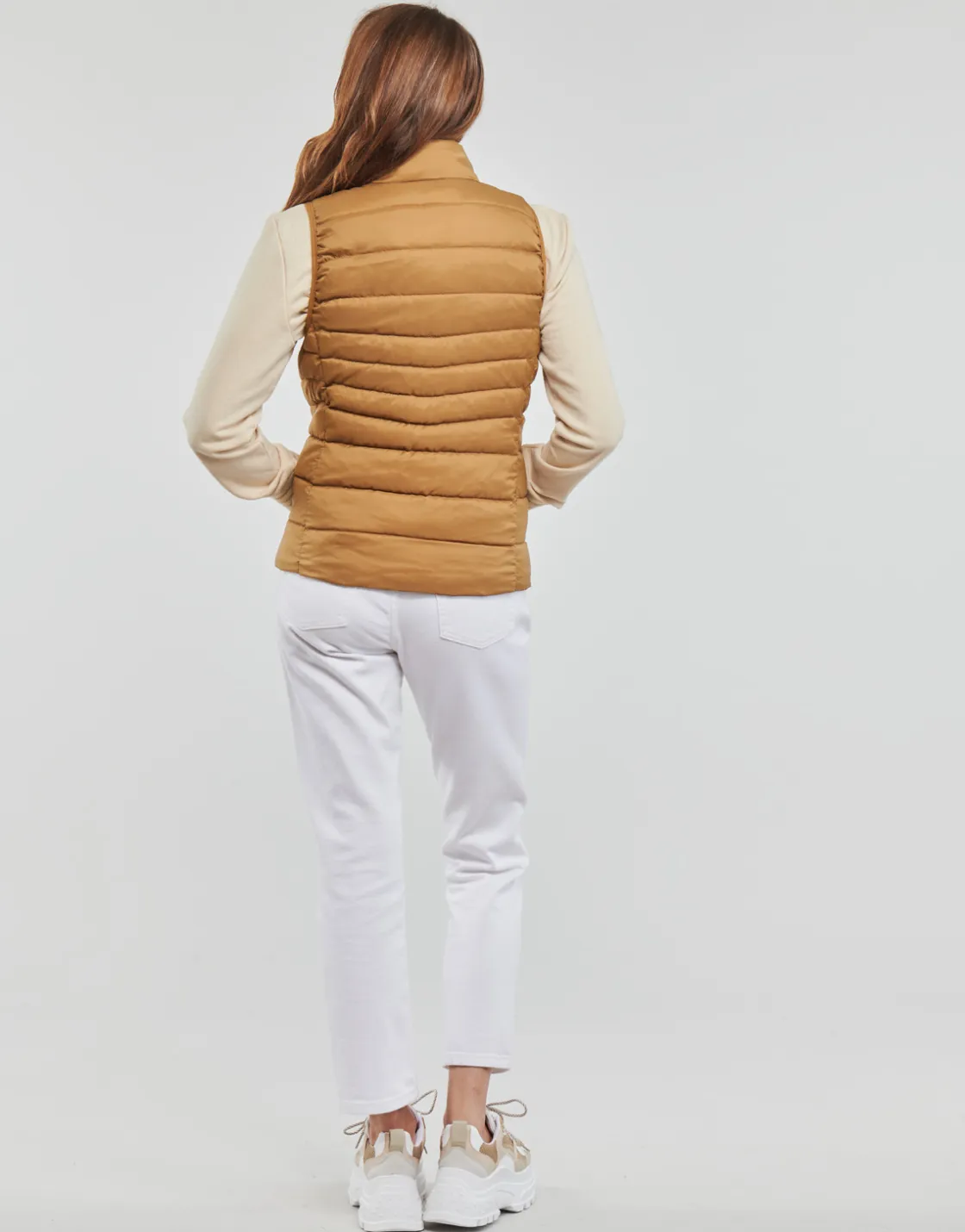 Only - ONLNEWCLAIRE QUILTED WAISTCOAT OTW MArron Sale