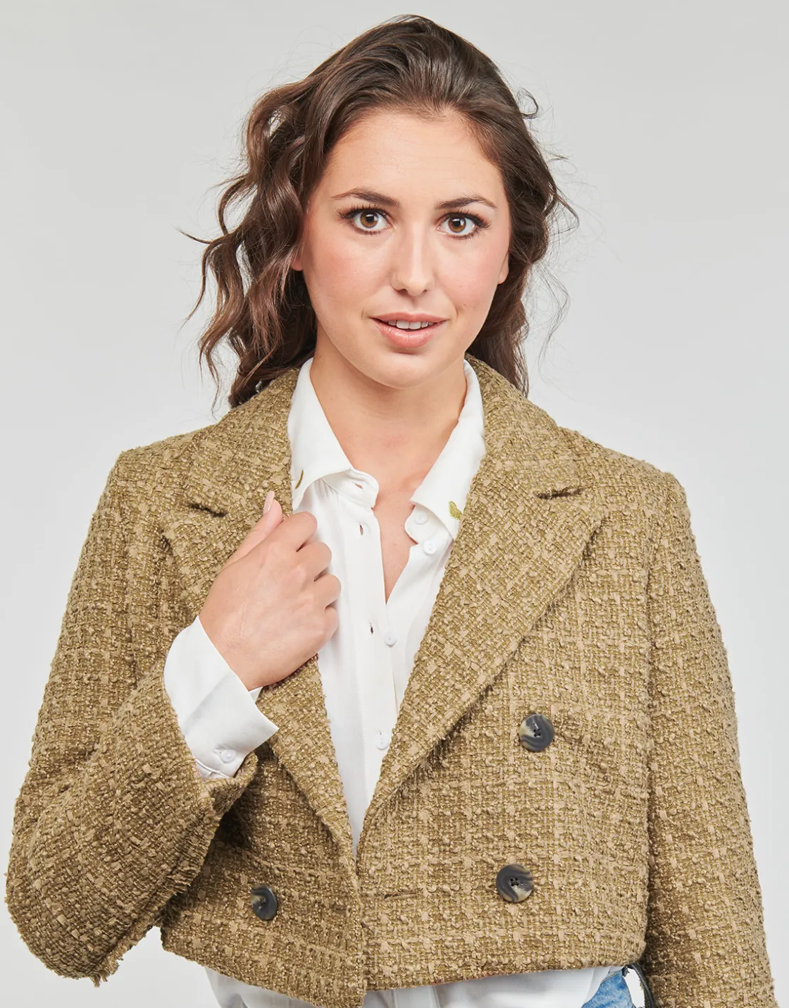 Only - ONLNEWKENNEDY BOUCLE BLAZER OTW< Vestes