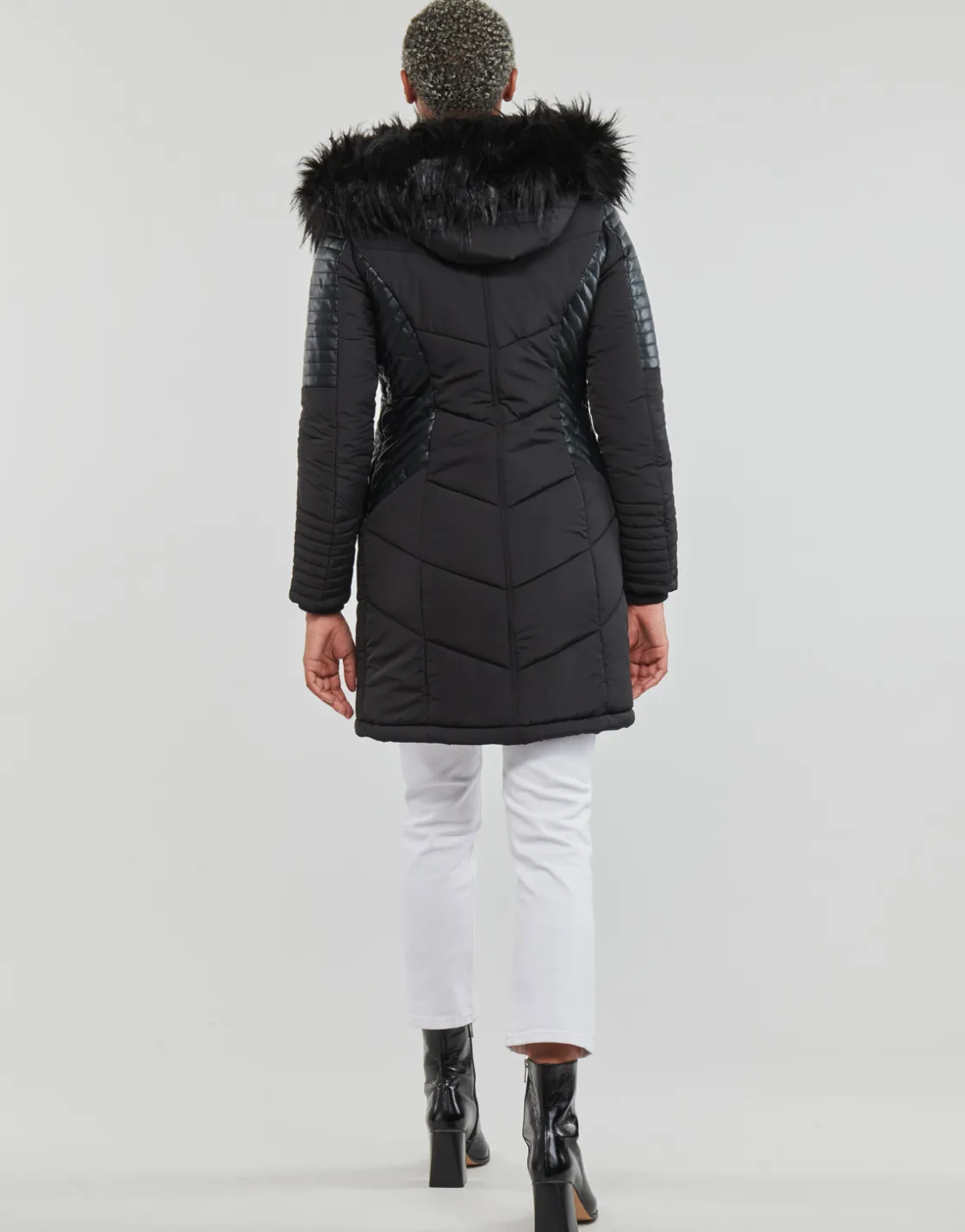 Only - ONLNEWLINETTE FUR HOOD COAT OTW< Manteaux