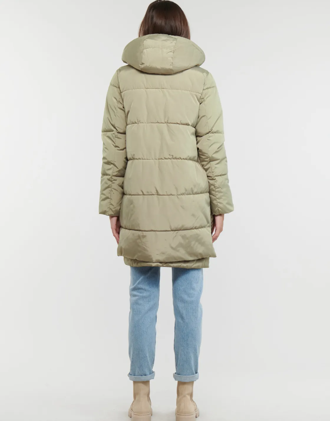 Only - ONLNEWNORA LONG PUFFER COAT CC OTW Beige