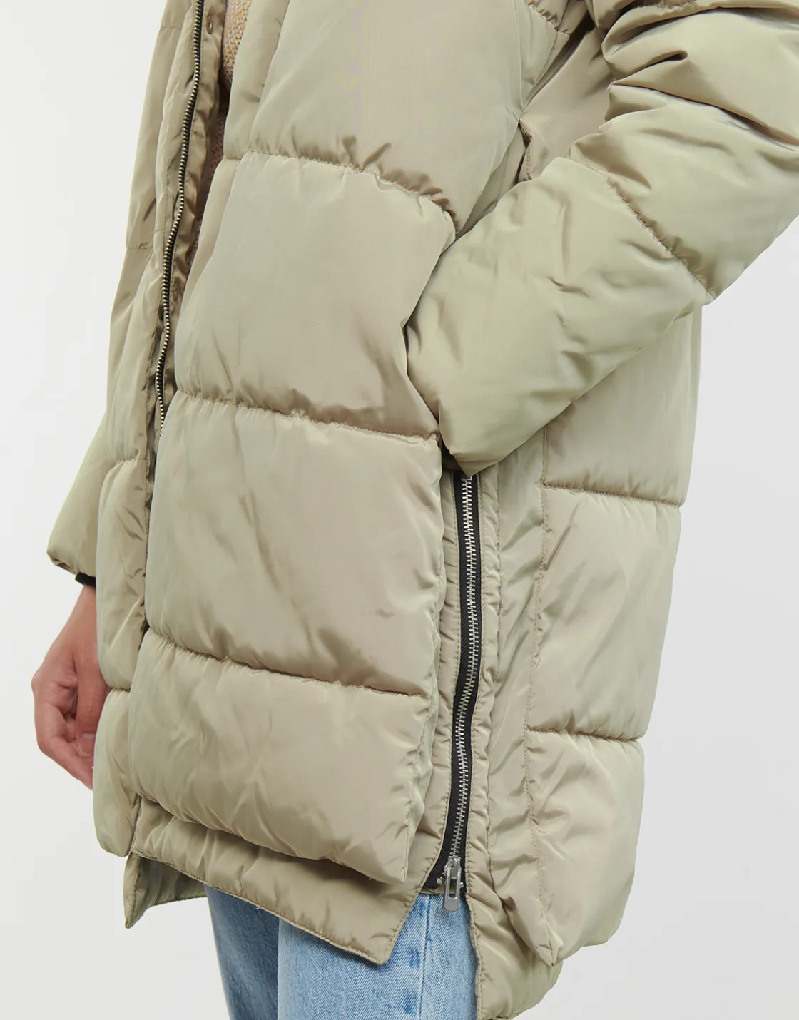 Only - ONLNEWNORA LONG PUFFER COAT CC OTW Beige