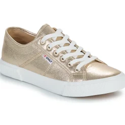 Only Baskets Mode^- ONLNICOLA CANVAS SNEAKER METALLIC