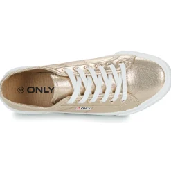 Only Baskets Mode^- ONLNICOLA CANVAS SNEAKER METALLIC