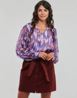 Only - ONLPAM LIFE L/S V-NECK TOP PTM< Tops / Blouses