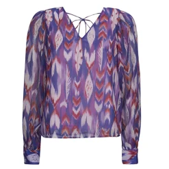 Only - ONLPAM LIFE L/S V-NECK TOP PTM< Tops / Blouses