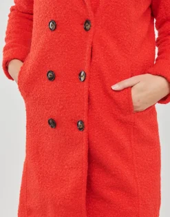 Only - ONLPIPER  COAT CC OTW Rouge Online