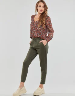 Only - ONLPOPTRASH LIFE EASY COL PANT PNT NOOS Kaki Outlet