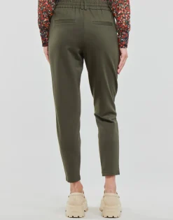 Only - ONLPOPTRASH LIFE EASY COL PANT PNT NOOS Kaki Outlet