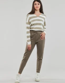 Only - ONLPOPTRASH LIFE EASY COL PANT PNT Marron Clearance