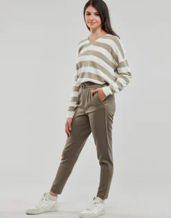 Only - ONLPOPTRASH LIFE EASY COL PANT PNT Marron Clearance
