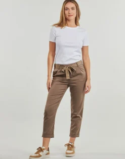 Only - ONLRITA LOOSE CHECK LYREX BELT PANT TLR< Pantalons
