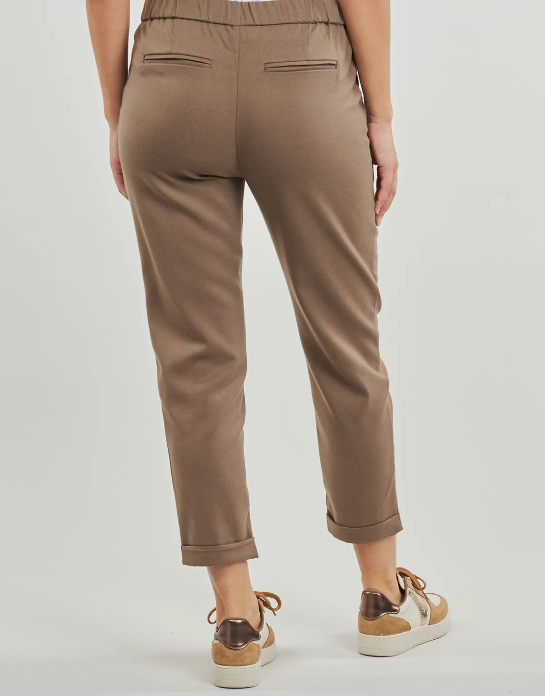 Only - ONLRITA LOOSE CHECK LYREX BELT PANT TLR< Pantalons