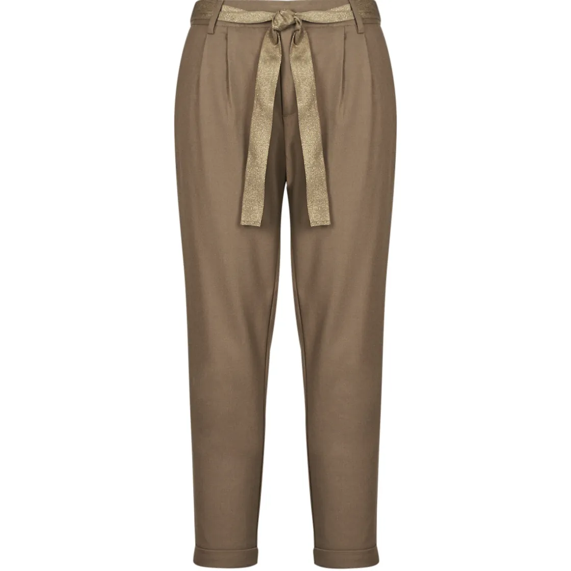 Only - ONLRITA LOOSE CHECK LYREX BELT PANT TLR< Pantalons
