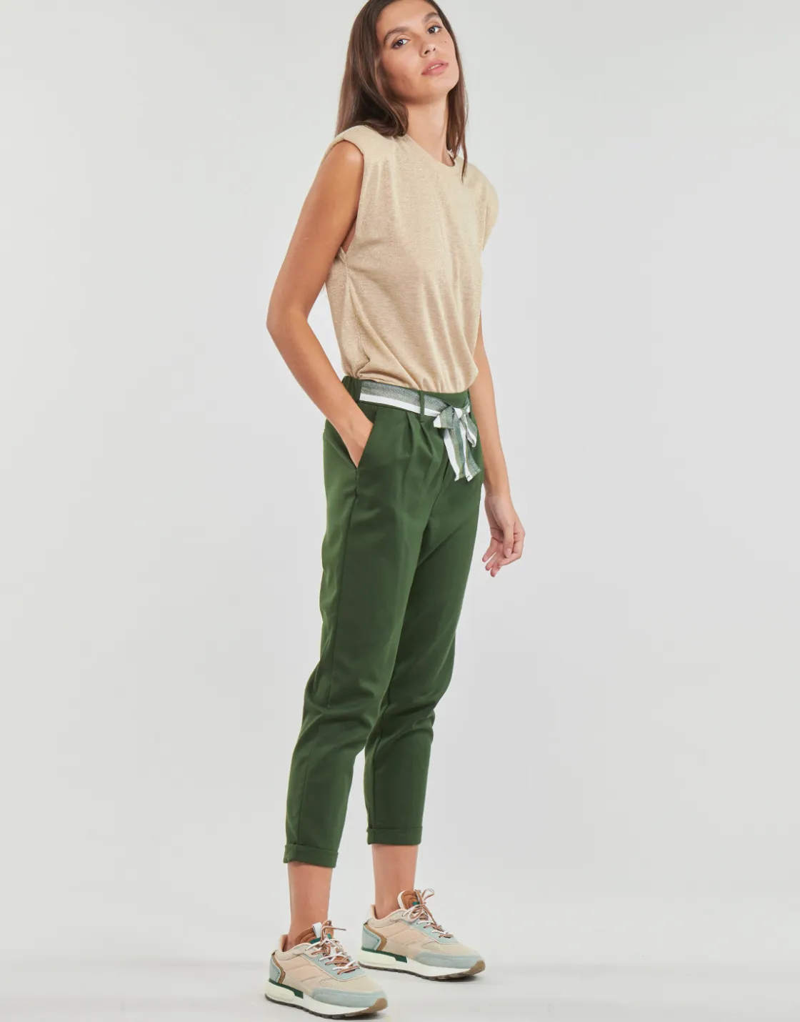 Only Pantalons^- ONLRITA LOOSE NEW BELT PANT TLR