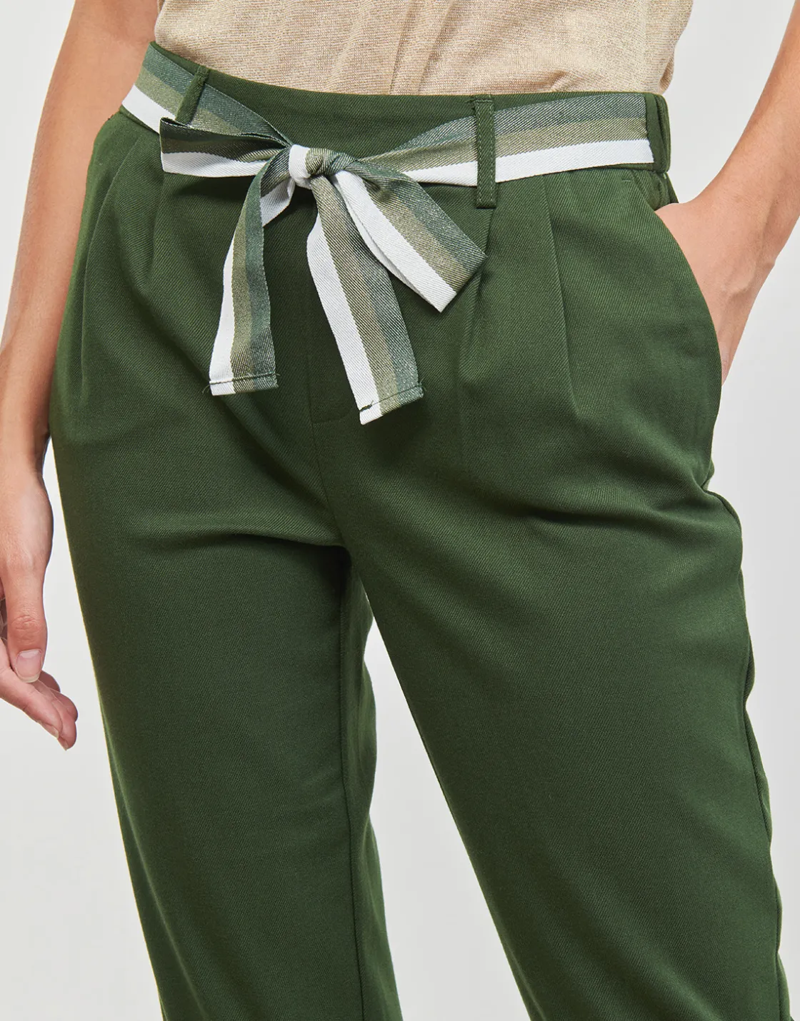 Only Pantalons^- ONLRITA LOOSE NEW BELT PANT TLR