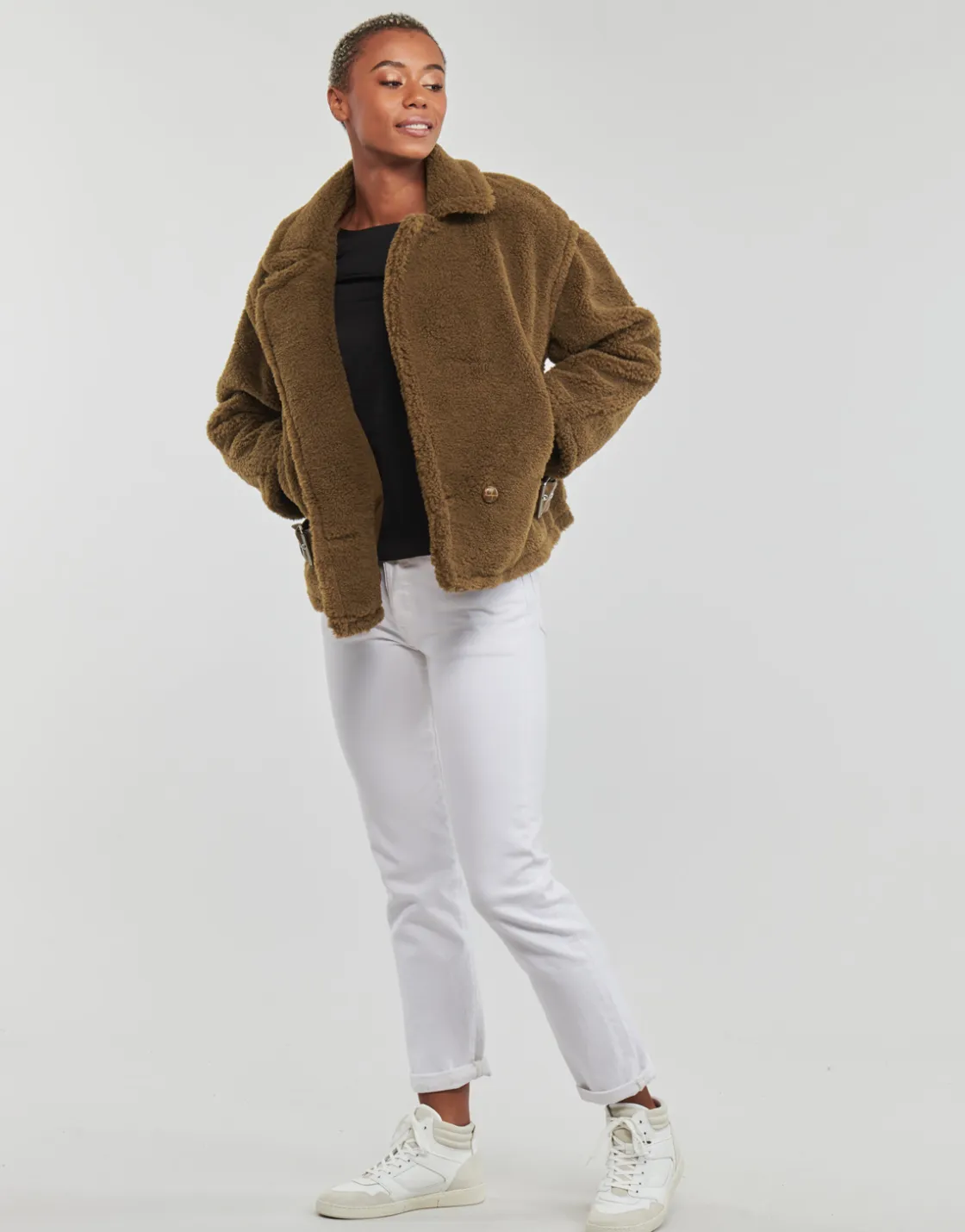 Only Vestes^- ONLSANNE TEDDY AVIATOR CC OTW