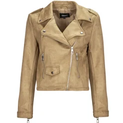 Only Vestes^- ONLSCOOTIE FAUX SUEDE BIKER JACKET OTW