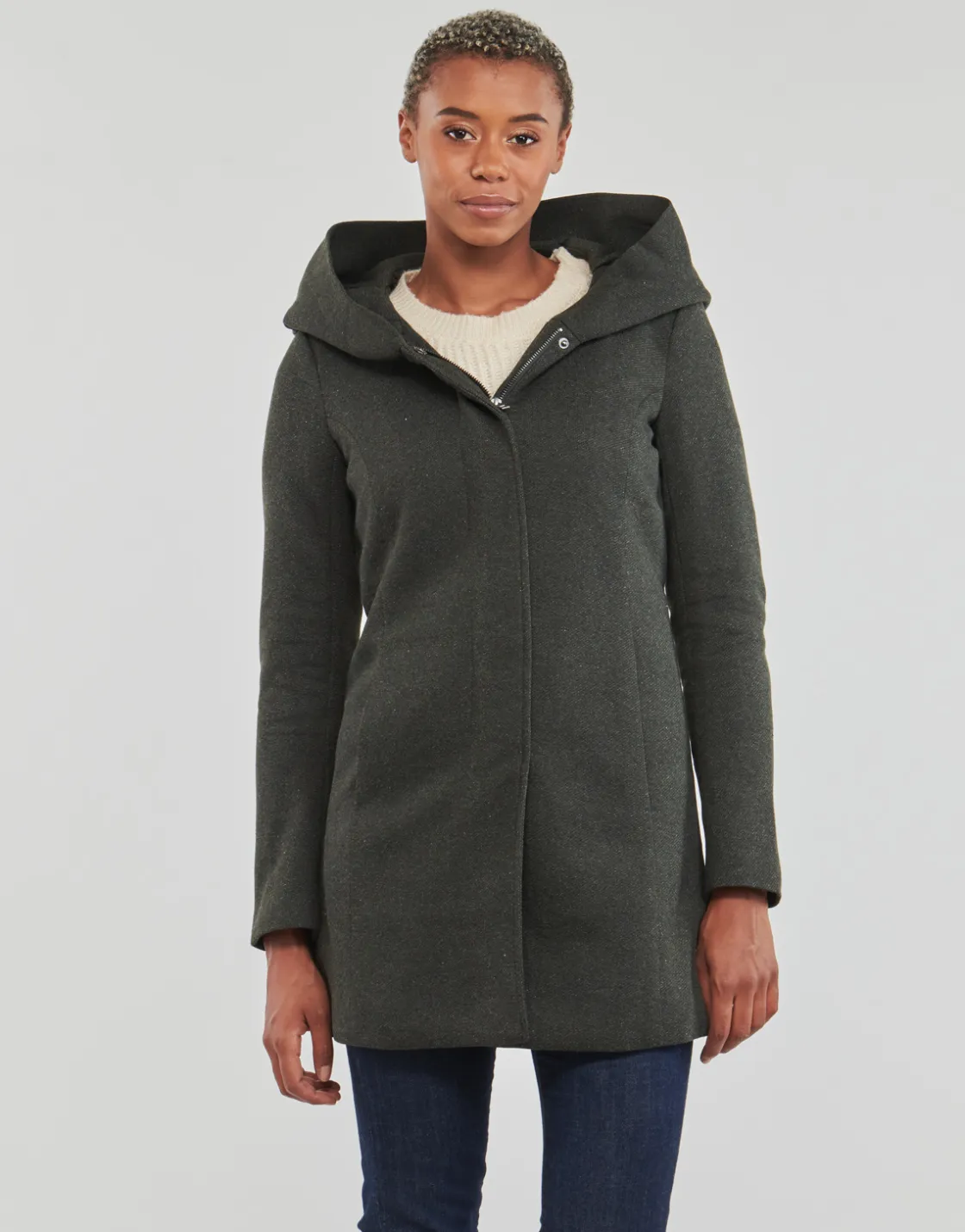 Only - ONLSEDONA LIGHT COAT OTW Kaki Discount