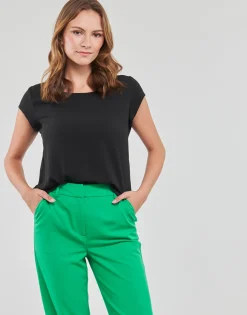 Only - ONLVIC S/S SOLID TOP  PTM Noir