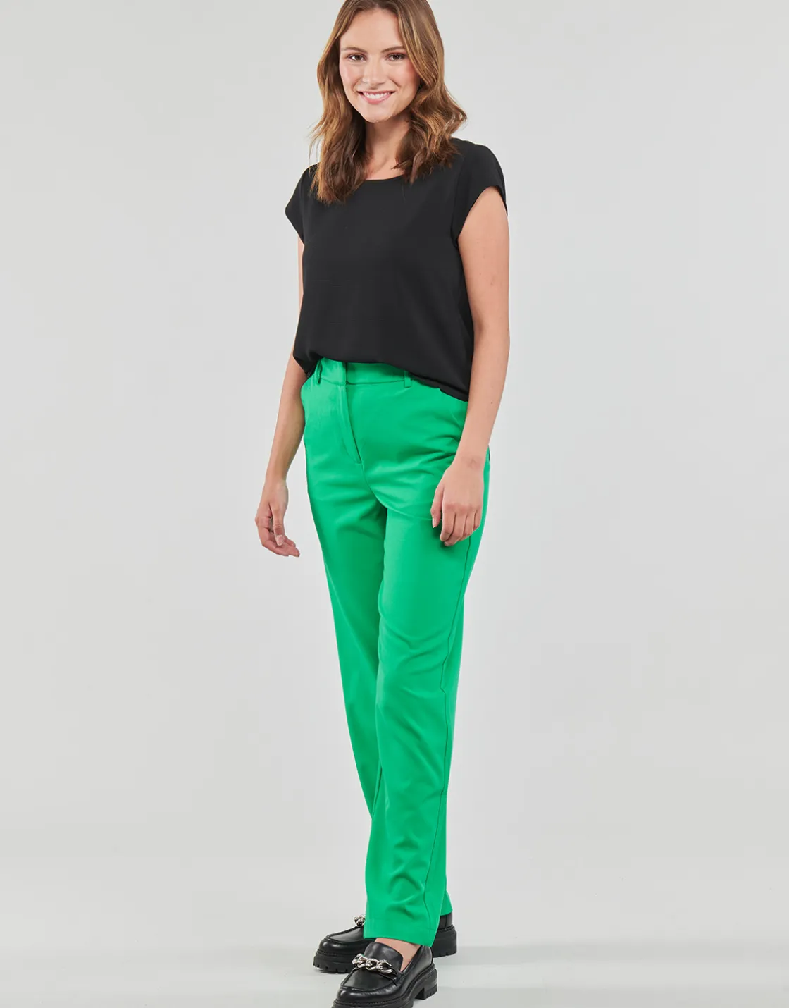 Only - ONLVIC S/S SOLID TOP PTM Noir