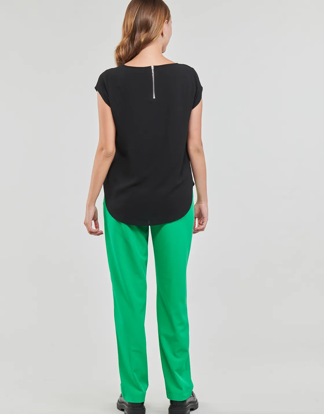 Only - ONLVIC S/S SOLID TOP PTM Noir