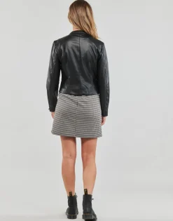 Only Vestes^- ONLVICS FAUX LEATHER JACKET OTW
