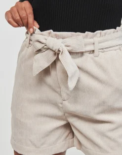 Only - ONLVIOLA HW PB BELT CORD SHORTS TLR< Shorts & Bermudas