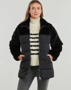 Only - ONLWANJA FUR PUFFER MIX COAT CC OTW Noir New
