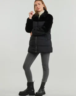 Only - ONLWANJA FUR PUFFER MIX COAT CC OTW Noir New