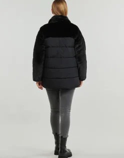 Only - ONLWANJA FUR PUFFER MIX COAT CC OTW Noir New