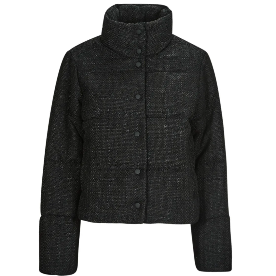 Only - ONLWIKI BOUCLE MIX PUFFER JACKET OTW Noir Online