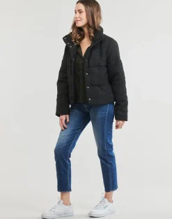 Only - ONLWIKI BOUCLE MIX PUFFER JACKET OTW Noir Online