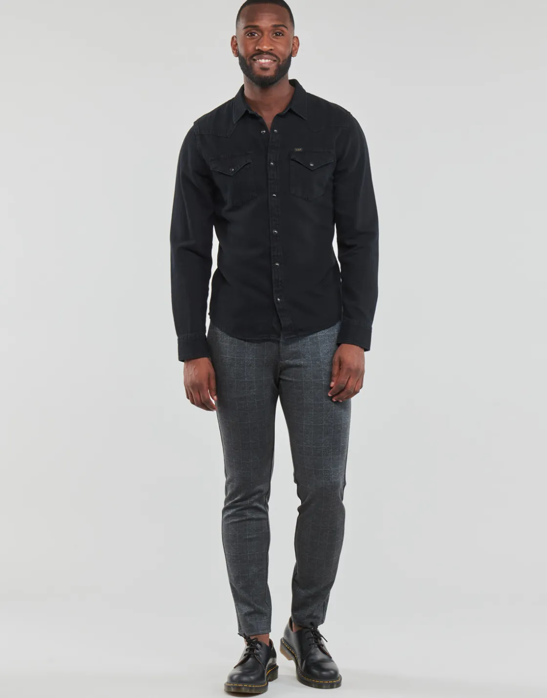 Only & Sons - ONSMARK CHECK PANTS HY GW 9887 Marine Sale