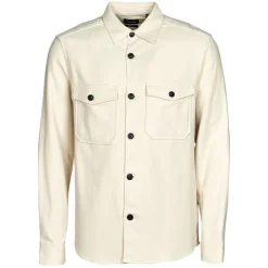 Only & Sons  - ONSMILO LS SOLID OVERSHIRT NOOS Creme Sale