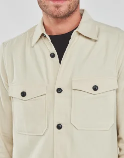 Only & Sons  - ONSMILO LS SOLID OVERSHIRT NOOS Creme Sale