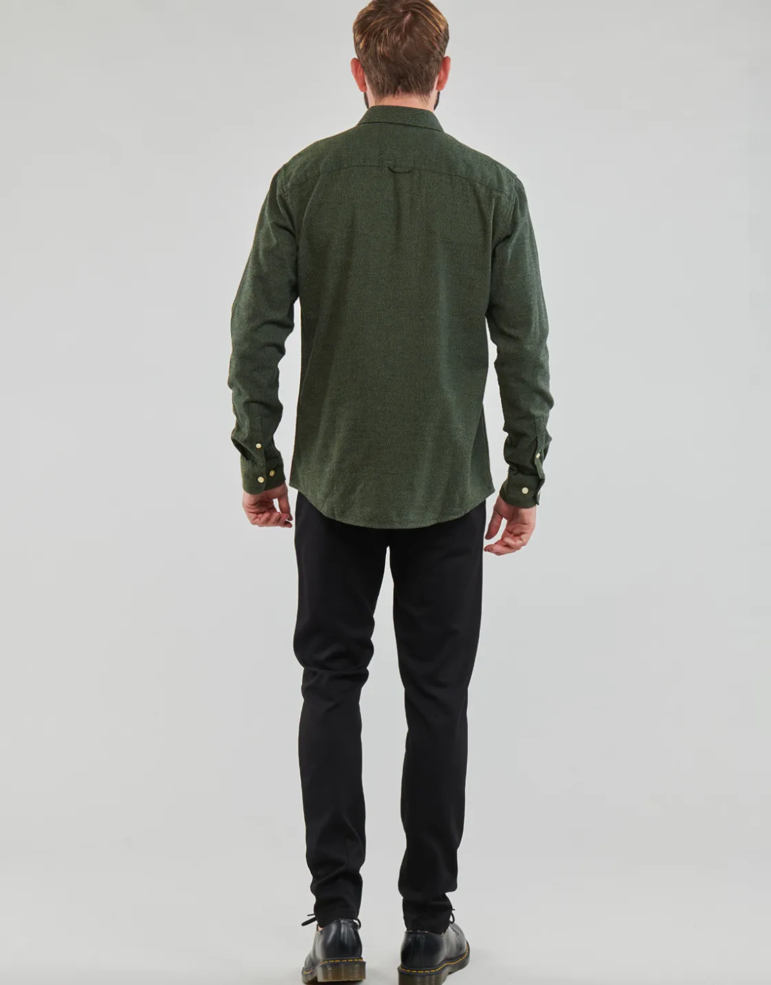 Only & Sons - ONSNIKO LS MELANGE SHIRT Kaki Outlet