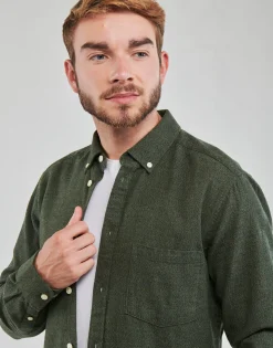 Only & Sons - ONSNIKO LS MELANGE SHIRT Kaki Outlet