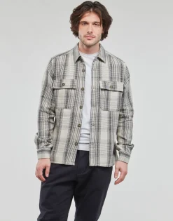 Only & Sons  - ONSSCOTT LS CHECK FLANNEL OVERSHIRT 4162< Chemises